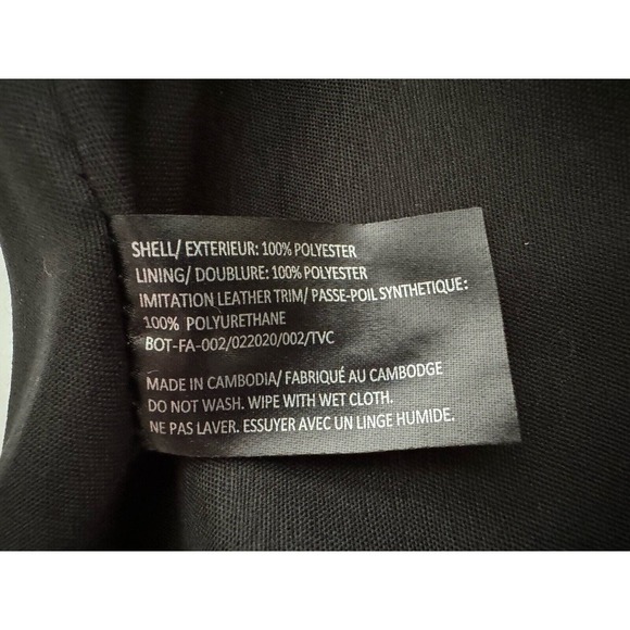 Botkier New York Trigger Backpack Small Black Polyester Lightweight Pockets NWT - Picture 10 of 12